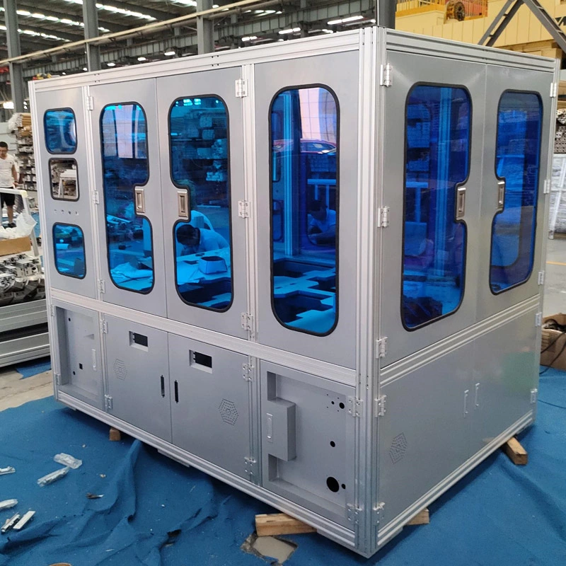 Factory Customized Industrial Metal Aluminum Steel Frame Tool Cabinet for Automation Machine