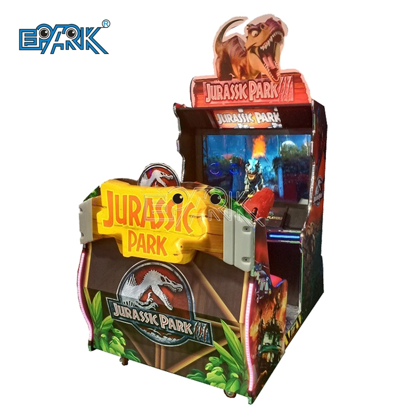 Arcade Centre de divertissement Jeu Jurassic Park Machine de jeu vidéo de tir avec pistolet