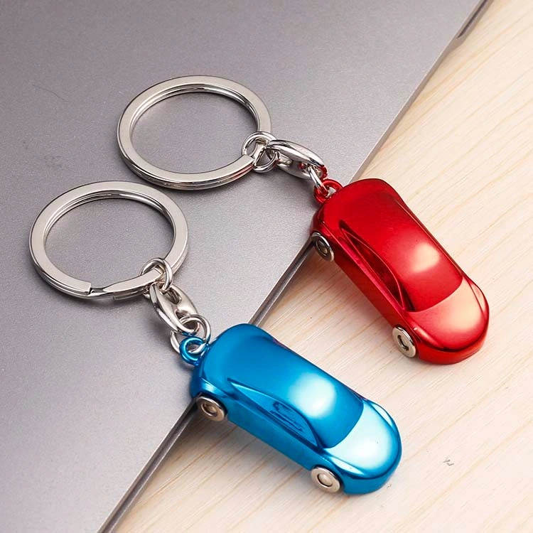 3D Offset Printing Zinc Alloy Keychain Audi Car Model Decoration Keychain