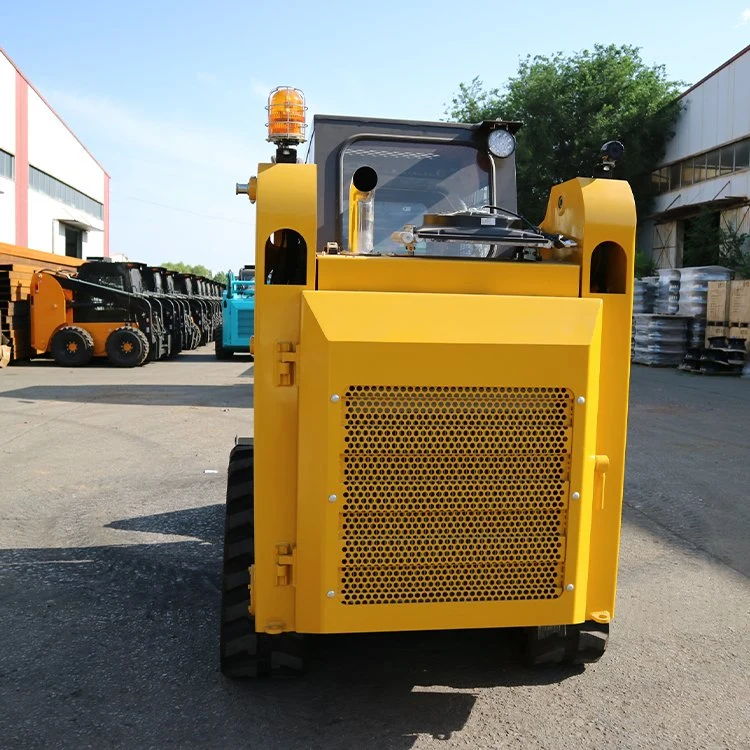 Mini Cargadora Compact Wheel Loader 500kg 700kg Skid Steer Loader for Sale