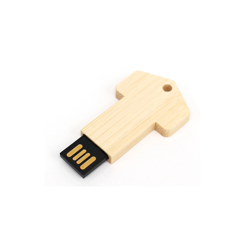 Wood Bamboo Eco USB Flash Drive USB 2.0 Logo Customized Arrow Shape USB Flash Disk