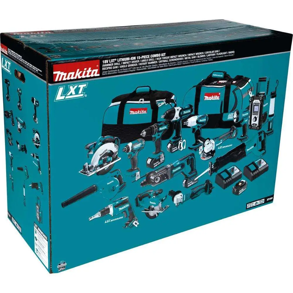 Makita Set 18V Brushless Electric with 2*5ah Batteries & Charger Makita Tools