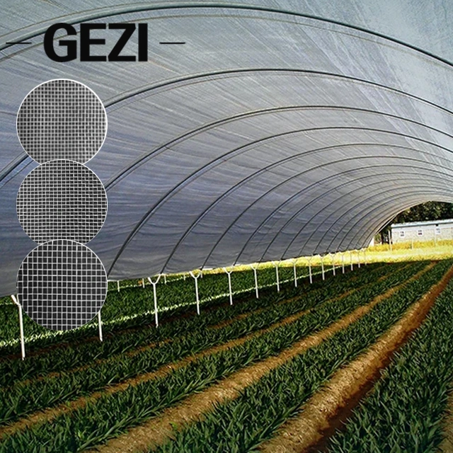 Túnel cuadrado estabilizado UV malla antiinsectos malla a prueba de redes Red para Bolsa de Invernaderos Piscina Agrícola de Invernaderos