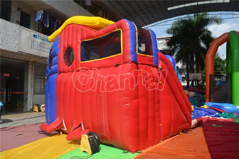 Colorido Patio tobogán inflable para niños Chsl367