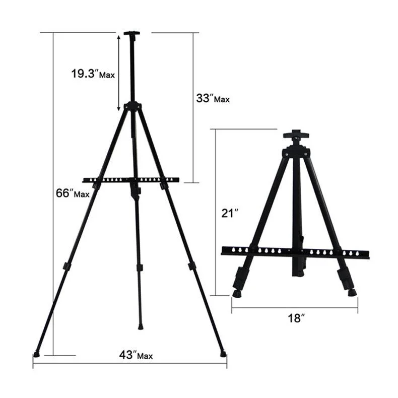 Painting Canvas Wedding Sign Tabletop Easel for Display Portable Stand Adjustable Painting Easel