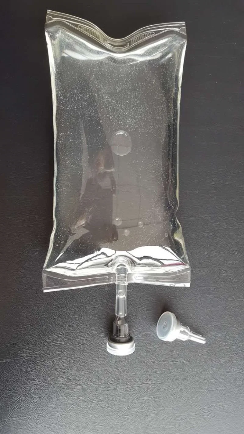 250 cc 2000ml de líquido IV bolsas de solución de Dehp libre bolsa de perfusión desechable transparente de PVC de grado médico vaciar la bolsa de IV.