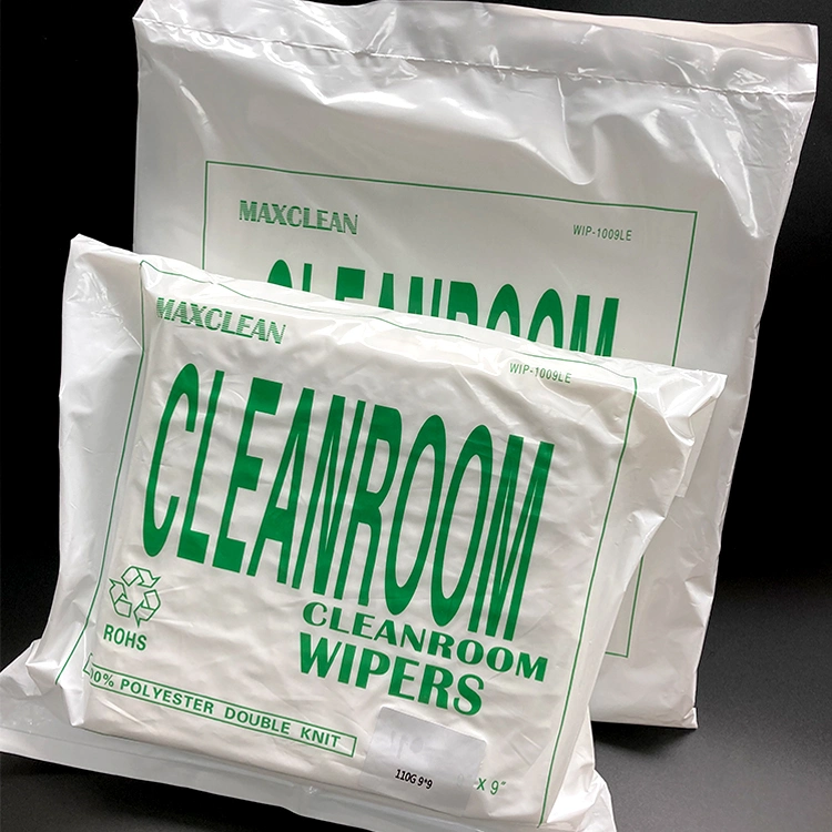 100% Polyester Cleaning Wipes Cleanroom Wiper