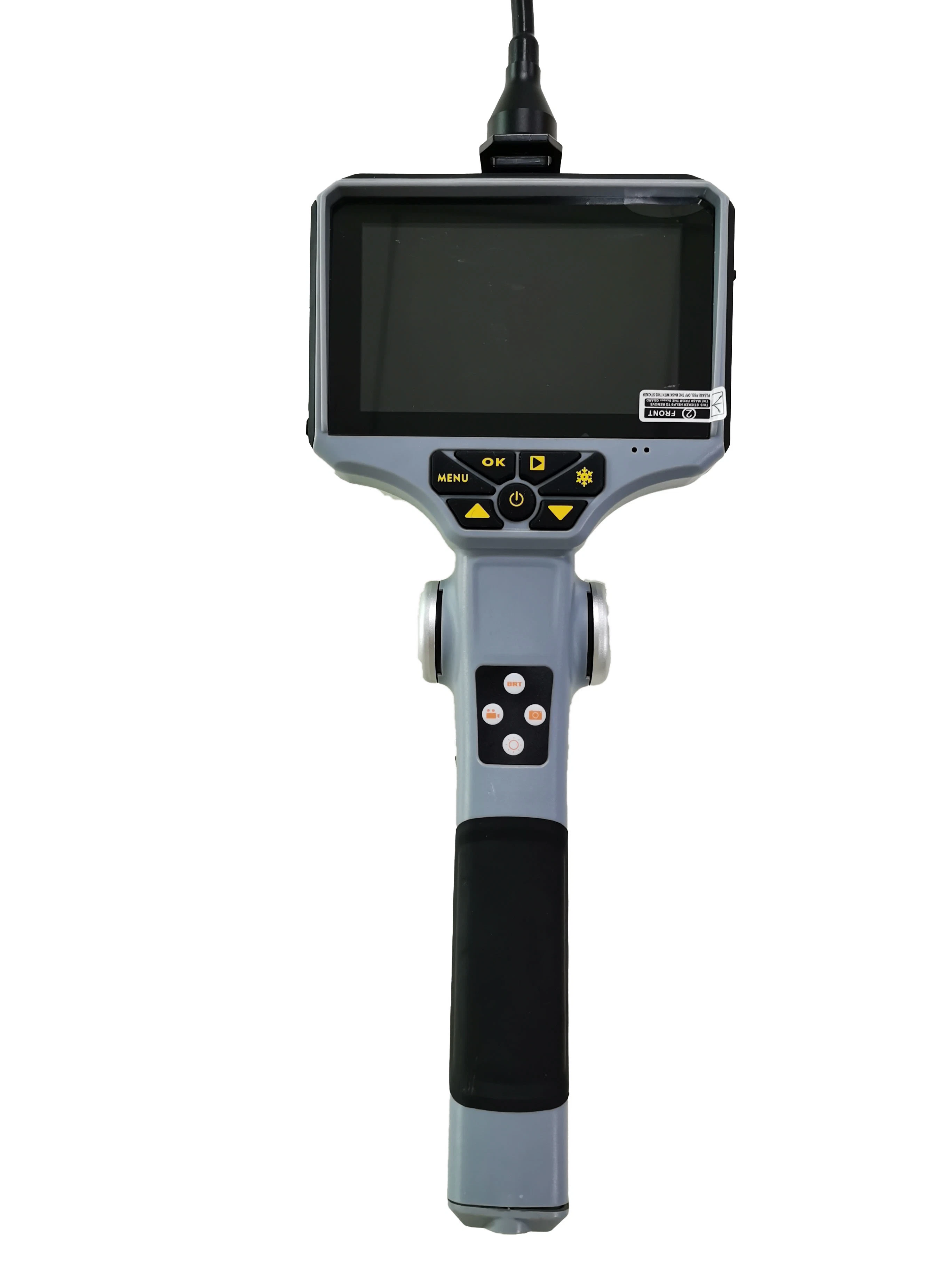 Cámara de inspección boroscopio industrial con 5 pulgadas de pantalla, Vista Lateral cristalino, lente de la sonda de 3mm, cable de prueba de 1mt