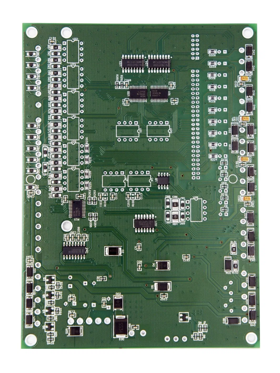 La fabricación de OEM personalizado D-SUB 9pin conector hembra chapuzón R/un tipo de conector PCB