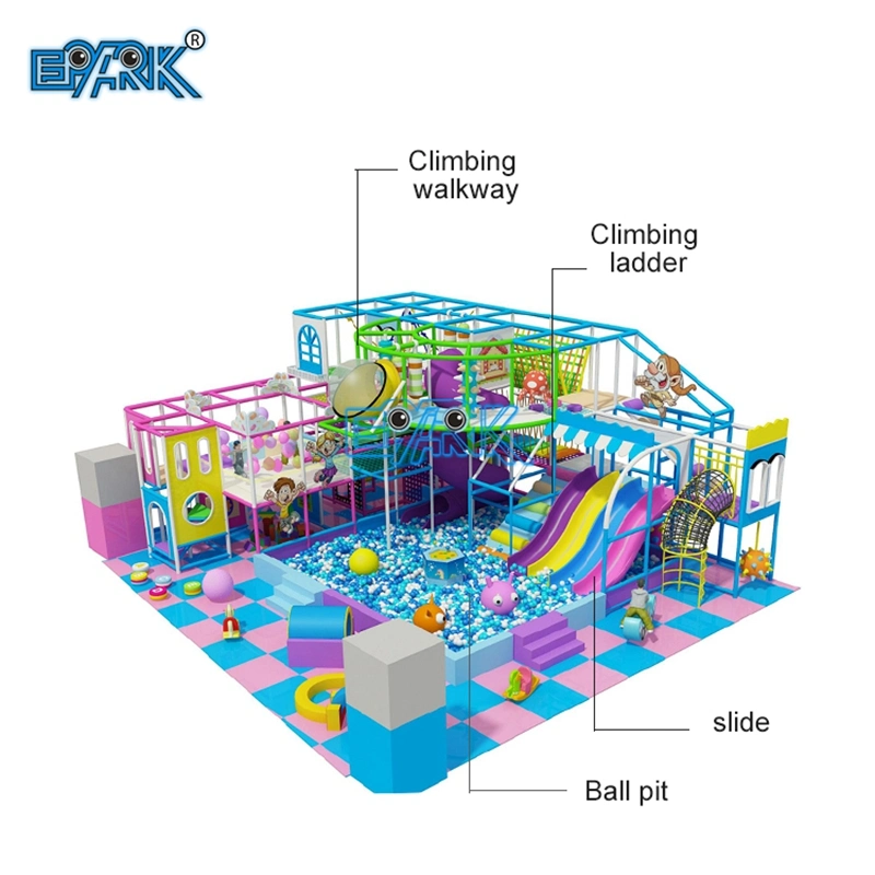 Fec Commercial Playground Colorful Design 6 Cm 500 PCS Ball Pool Equipment