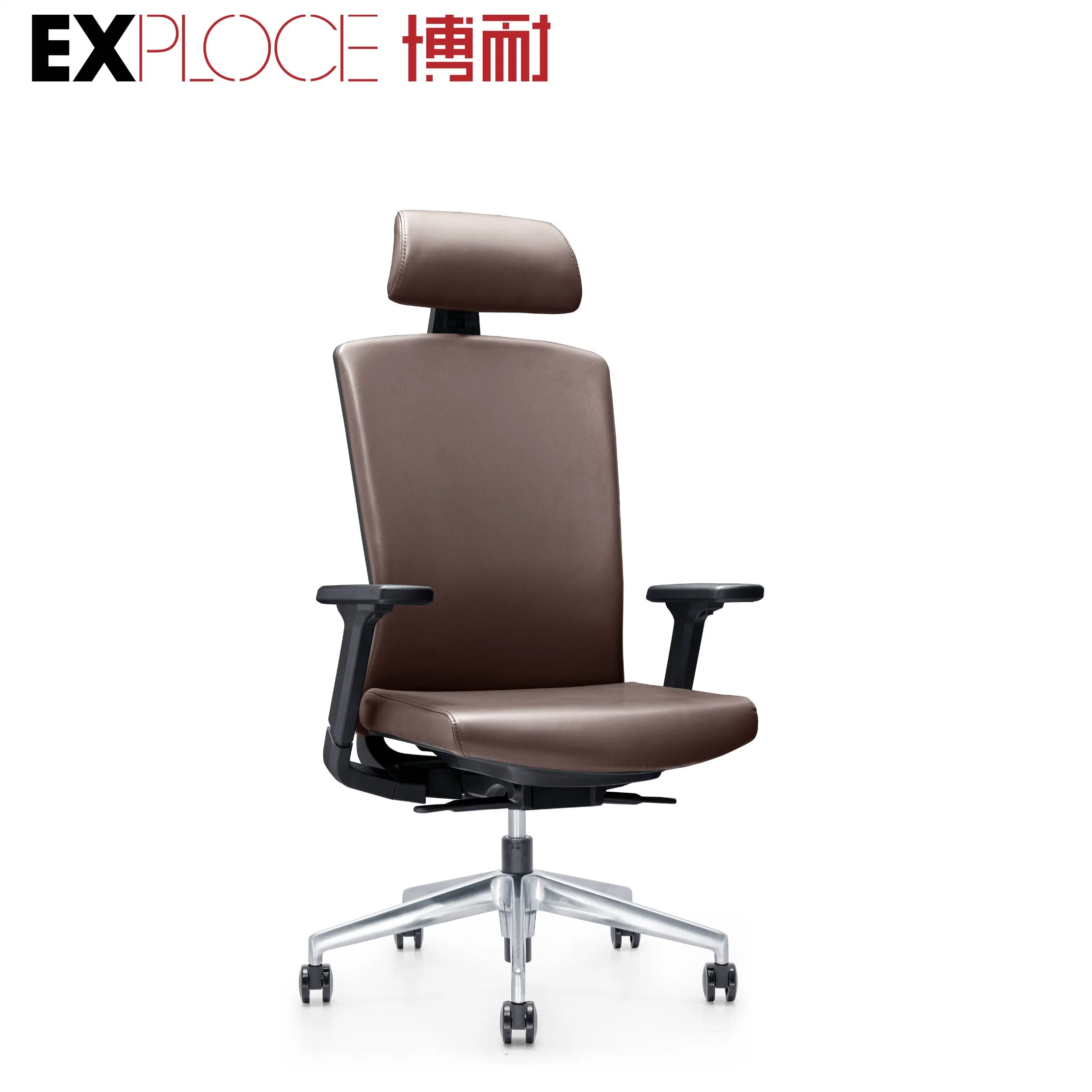 Germany Design Full Back Plastic Cover Fabric Chair 150kg Weight Capacity High Density Molded Foam Lumbar Support Office School Furniture