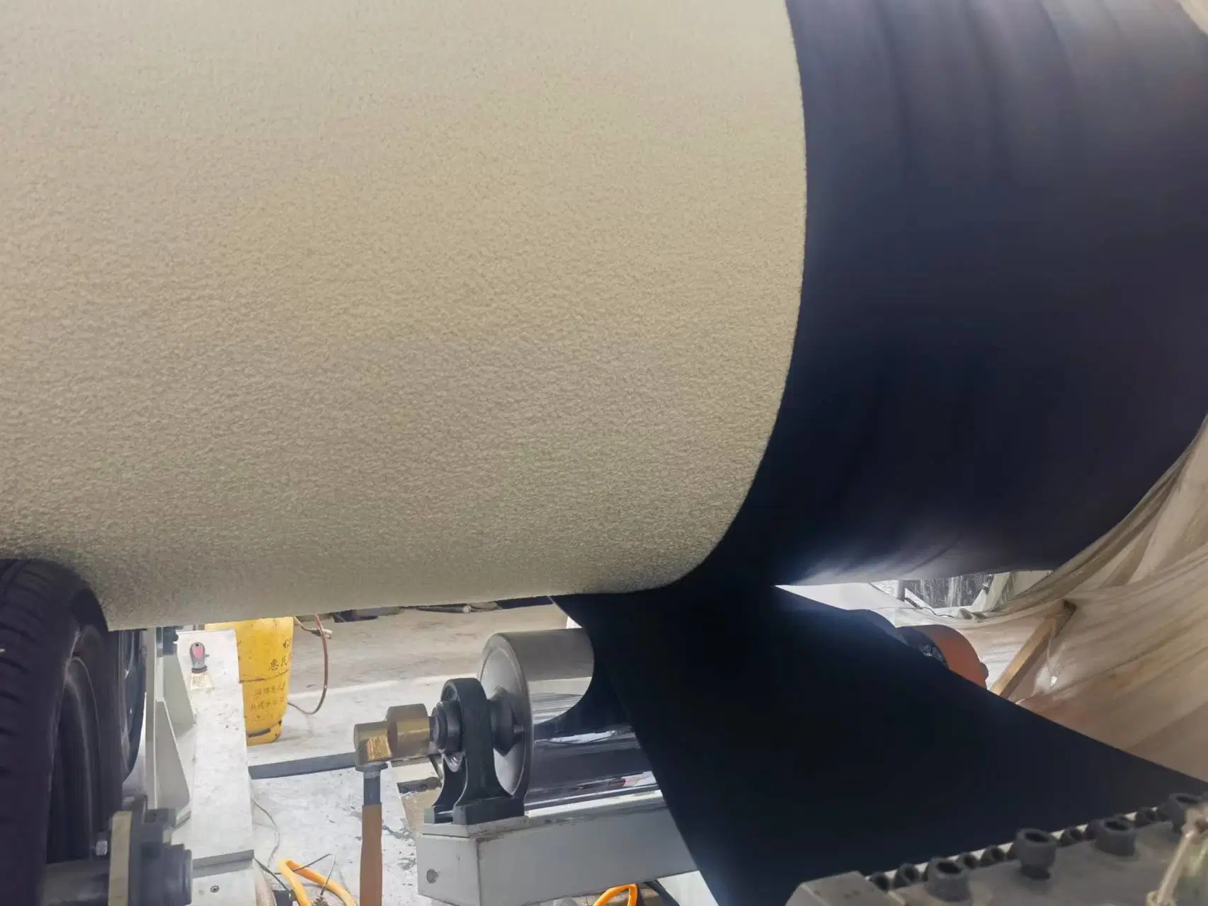 PU Sprayed HDPE Winding Preinsulation Pipe Continuous Production Line