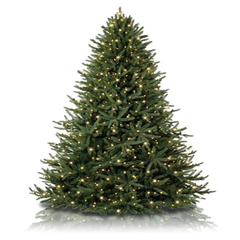 Wholesale 7.5FT de alta calidad de luz LED Artificial Árbol de Navidad Arbol