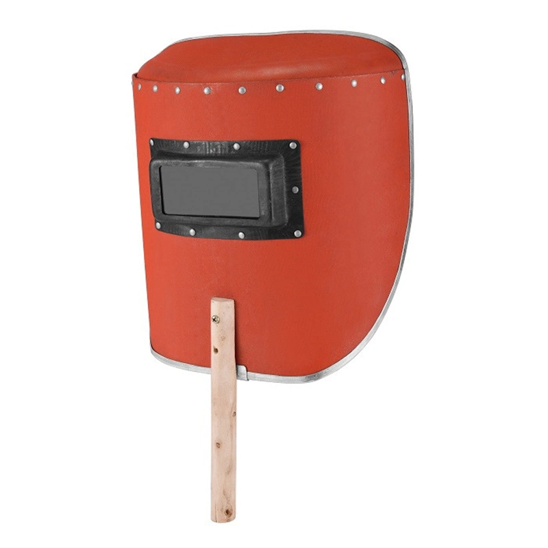 Red Steel Papier Schweißhelm Hot Sales Professional Hand Gehalten Schweißhelm mit CE