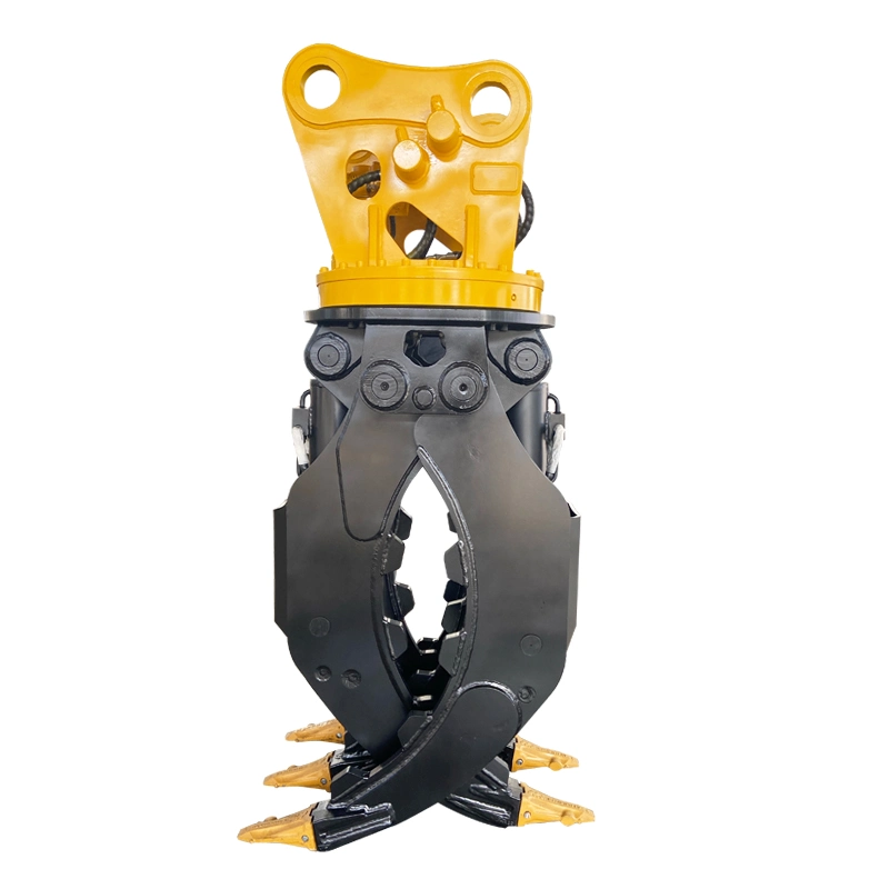 OEM Q355b Material Eaton Motor Rotatable Log Grapple for 30t Excavator