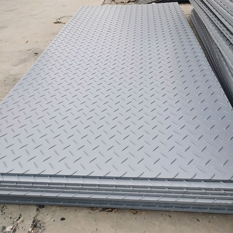 HDPE Tapis de protection au sol Tapis de grue mobile Revêtement de sol temporaire