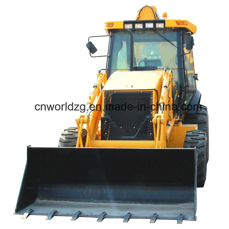 4 Wheel Drive Backhoe Loader with 1m3 Bucket (WZ30-25C)