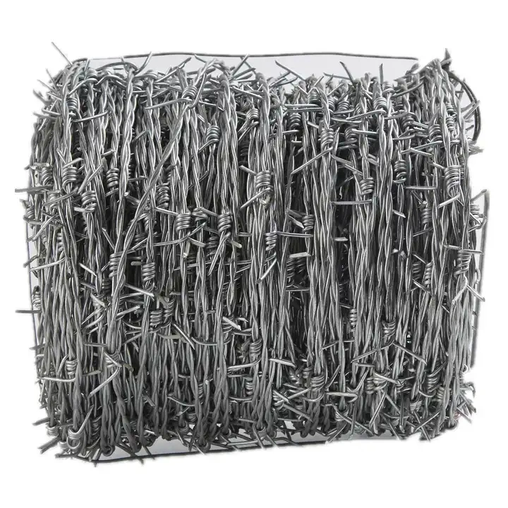 Hot-Dipped Galvanized Barbed Wire Price Per Roll Factory Direct Sale Barbed Wire Single Twisted Barbed Wire for Sale