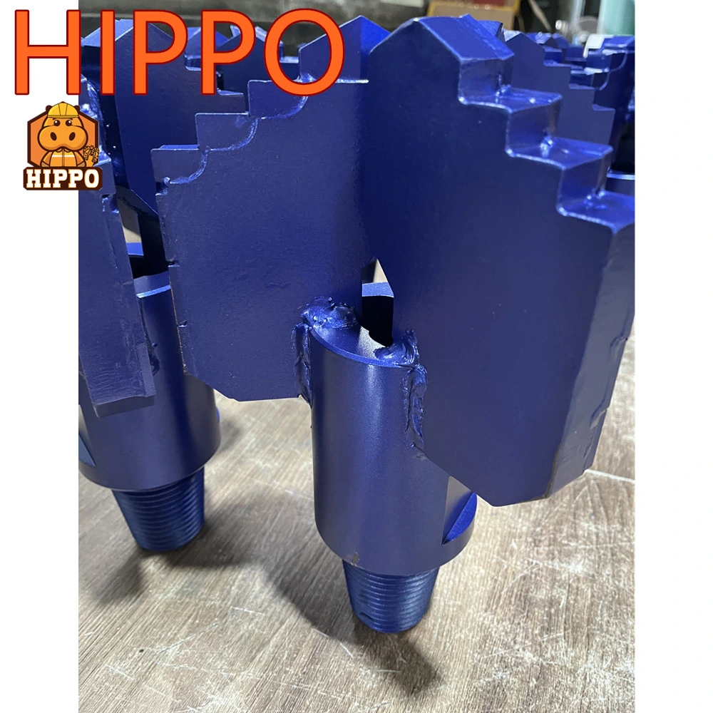 Hippo 3 Wings 4 Wings Chevron Tipo Carbide Paso arrastre Bit