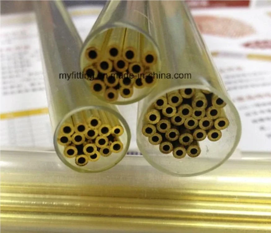 Customized Seamless Polished Capillary Flexible Brass Hollow Round Tube Pipe