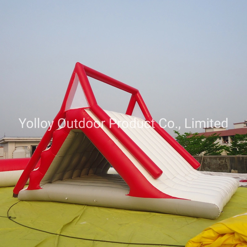 Hot Inflatable Freefall Water Floating Slide for Beach Fun