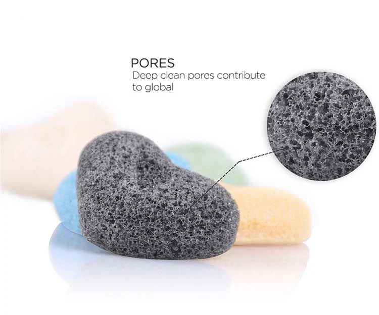 Face Exfoliation Cleaning Sponge Facial Sponge Puff 100% Natural Facial Scrub Face