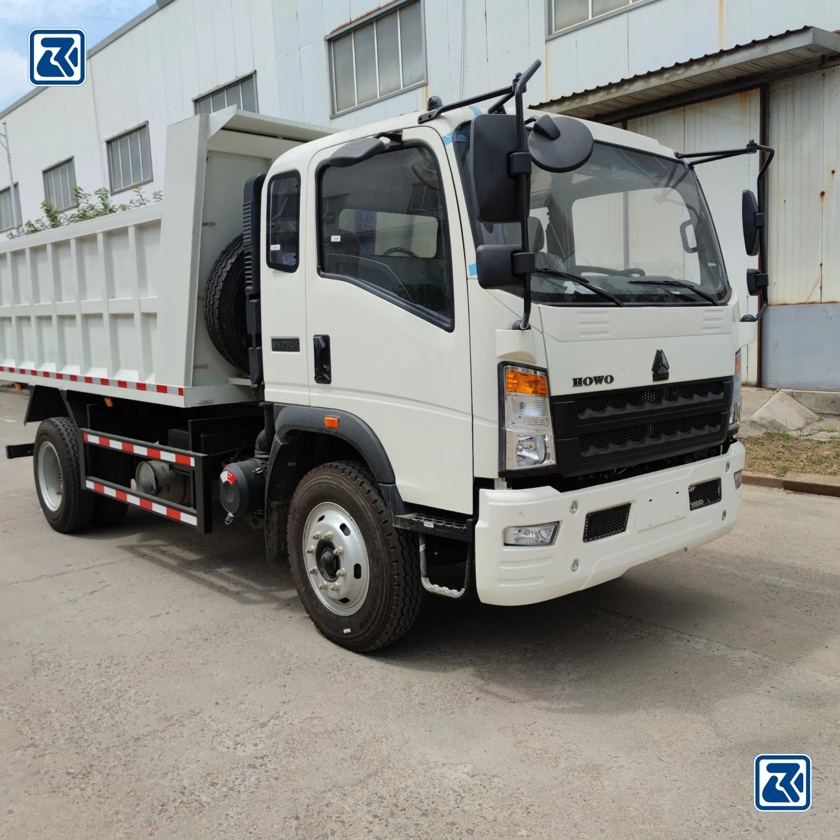 الصين Sinotruk/Sinotruck CDW/HOWO/Sino 757 4X2 5t أو شاحنة تفريغ/قلابة/تفريغ 10T سعر البناء/إثيوبيا/الكونغو