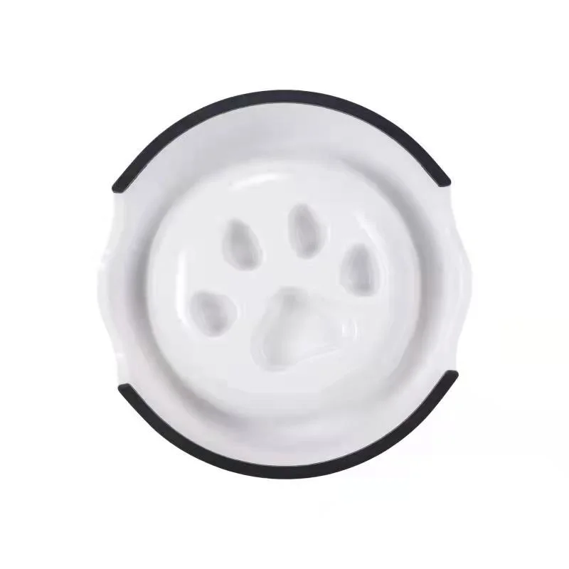 Wholesale/Supplier Retailing Plastic Melamine Pet Food Water Feeder Bowl with Custom Dog Bone Decal Printing