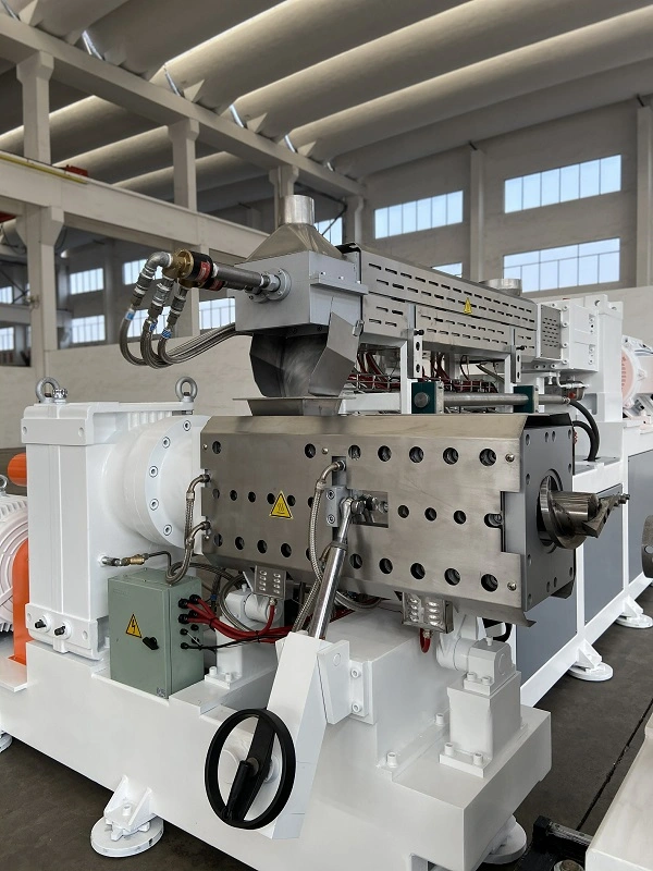 Twin Screw Extruder Lab Powder Granulator Machine Force Feeder Pelletizing Machine