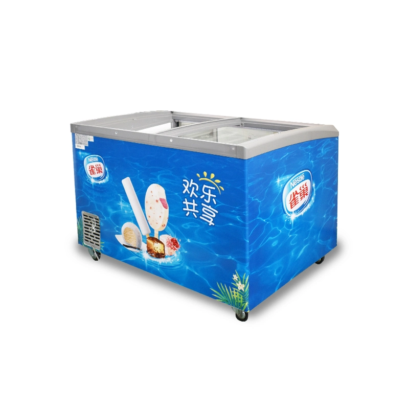 La alta calidad comercial cámara de ultracongelado profundo congelador horizontal