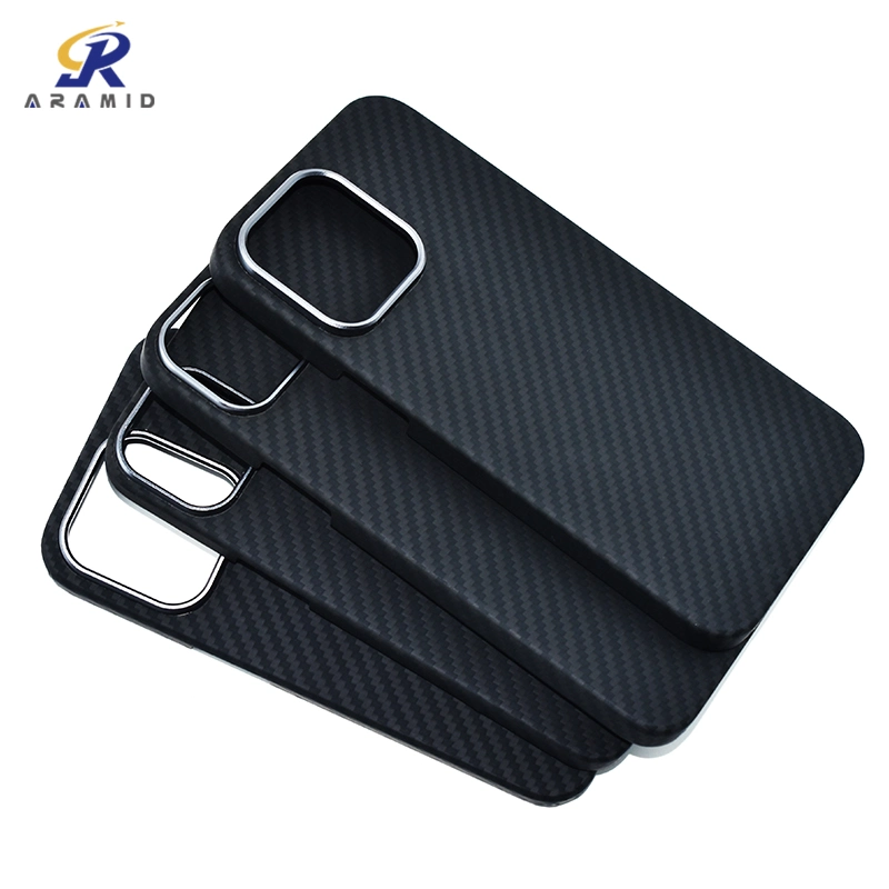 Case Suitable for iPhone 14 PRO Max Heat Dissipation Carbon Fiber Anti-Fall Metal Ring Protection Lens High-End Cell Phone Cover Mobile Phone Accessories