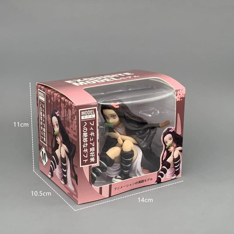 2023 Custom Japan ANIME Figure postura de postura de postura Kamado Neuko PVC Juguetes de plástico para regalo de niñas