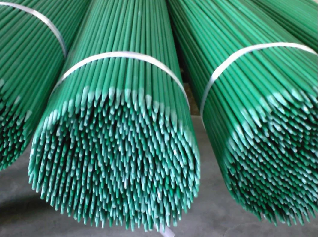 High Flexible Pultruded Glassfibre Stick and FRP Solid Rod for Plant Support