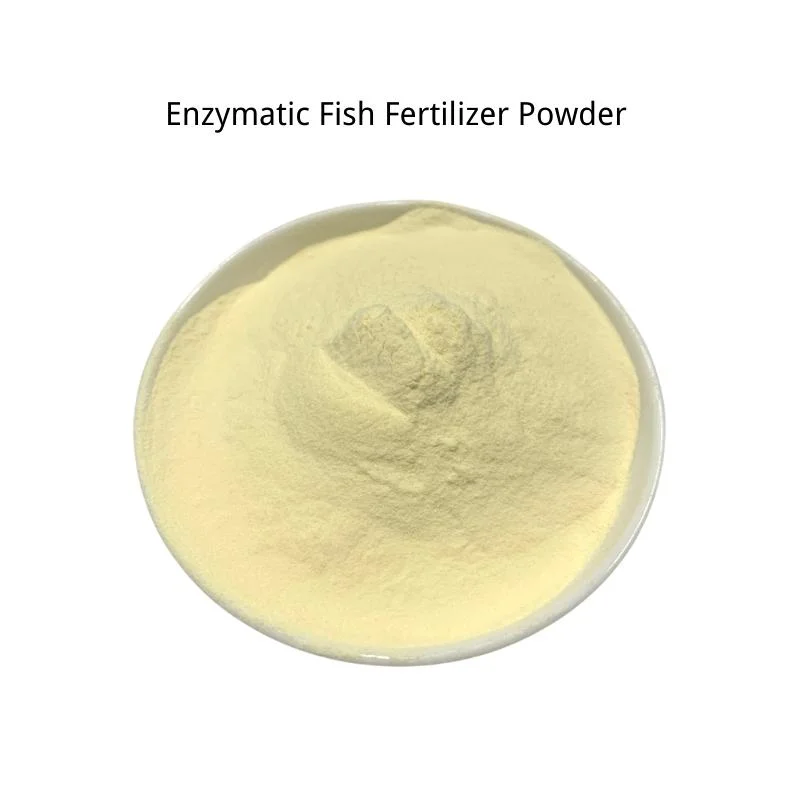 Fish Protein Powder Fertilizer CAS 9012-00-4 NPK 15-1-1 Yellow Powder