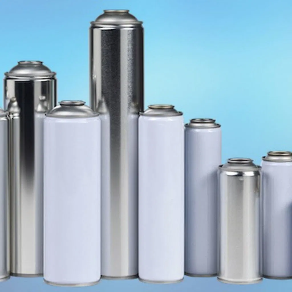 Aerosol Can Aluminium Aluminum Can Aerosol Aerosol Aluminum Can and Aluminum Valve White