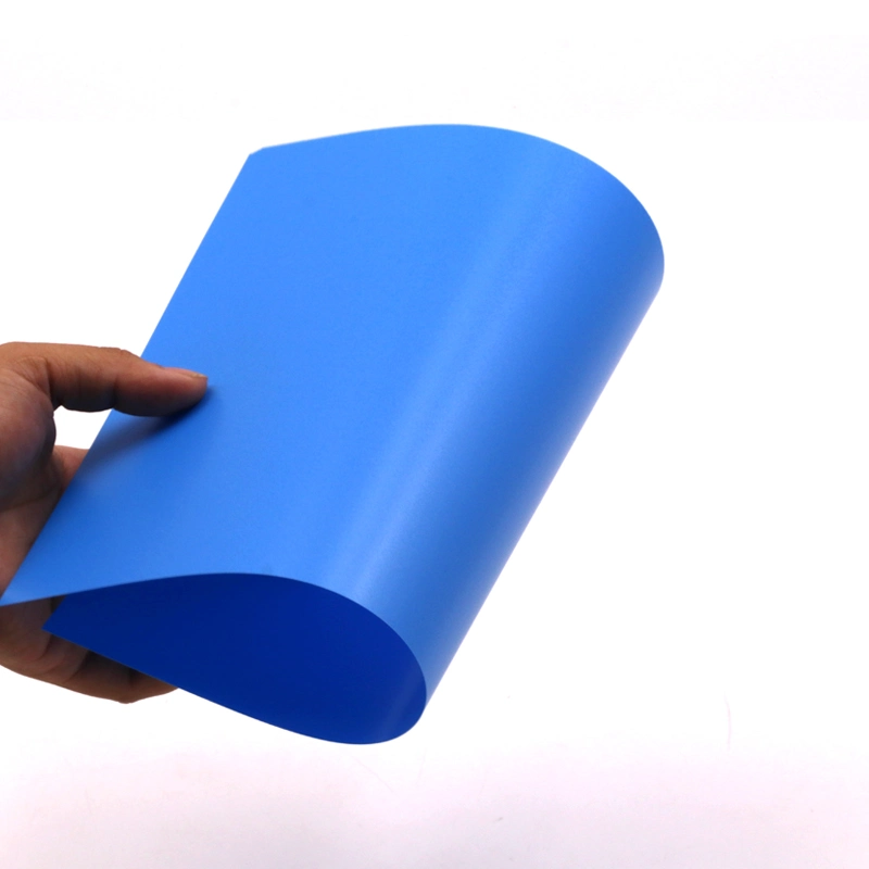 A4 Size Blue Color Matte Plastic PP Sheet for Folder Cover