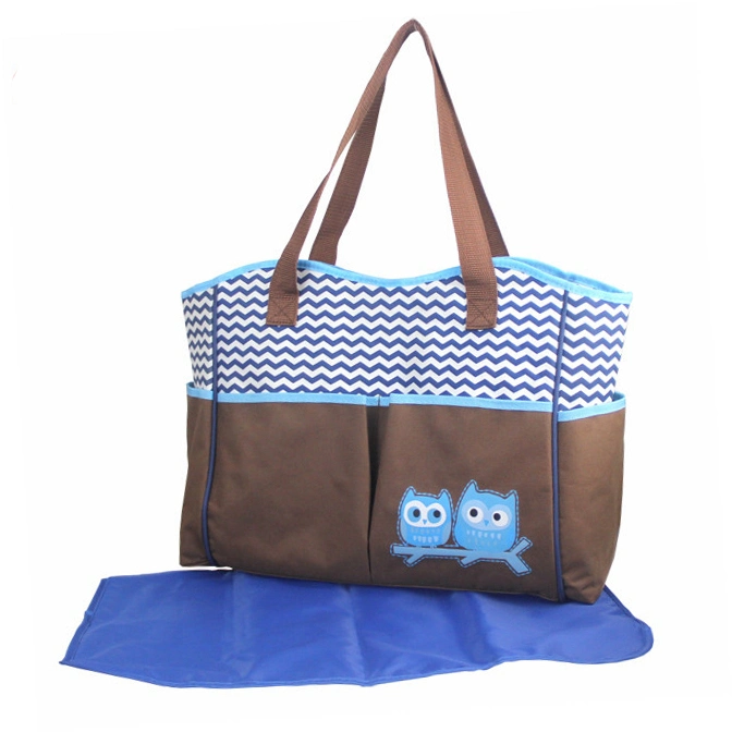 Multi Functional Diaper Baby Handbag Mum Travel Mummy Bag with Changing Pad