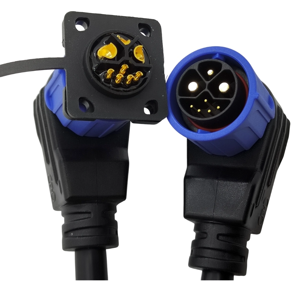 Custom M25 Electronic Multi-Pin Connector Plugs for E-Scooter Battery