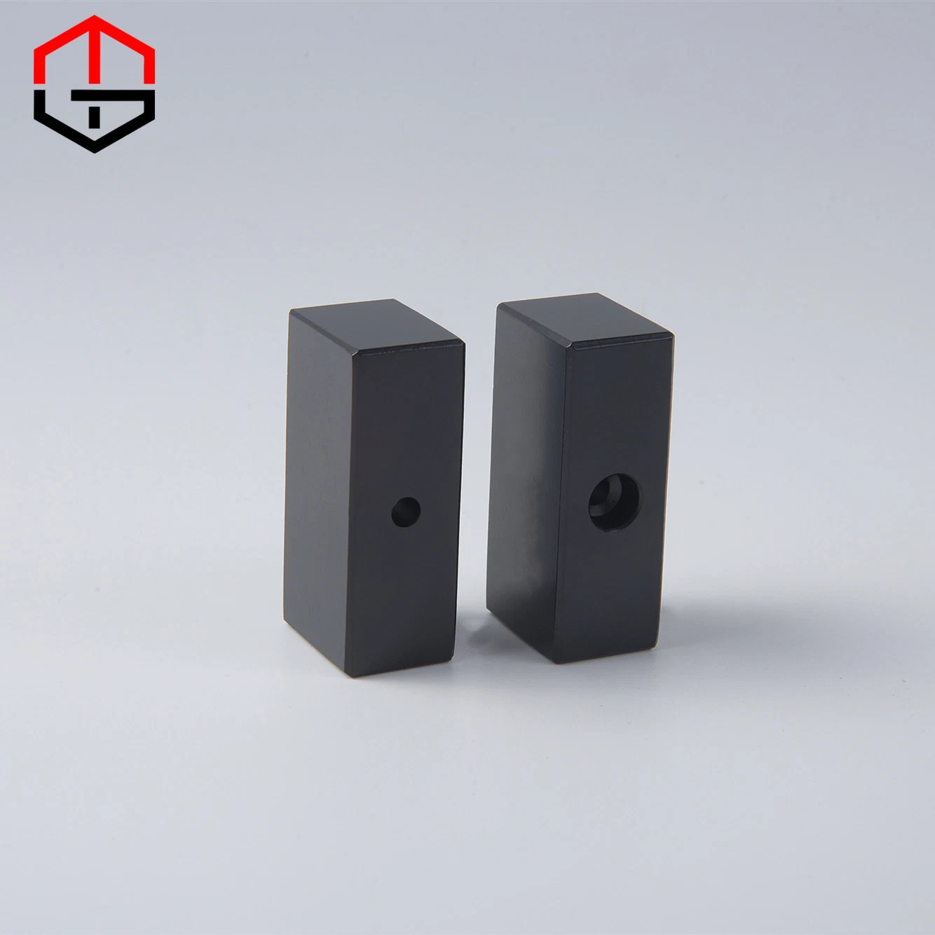 NdFeB Stong Black Epoxy Coating Magnet Neodymium Magnet Irregular Shape Magnet Countersunk Hole Aimant