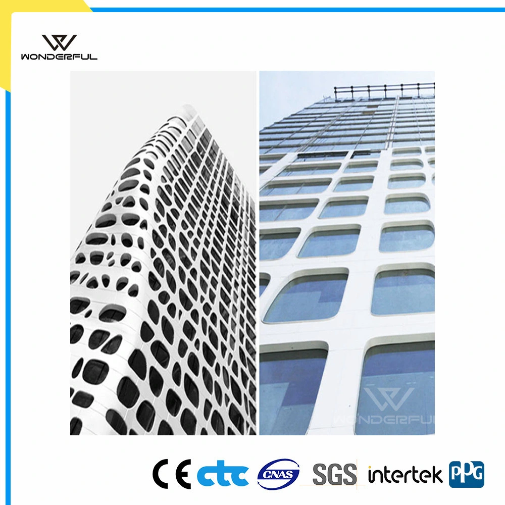 Wooden Grain Cassette for Building Exterior Wall Decoration