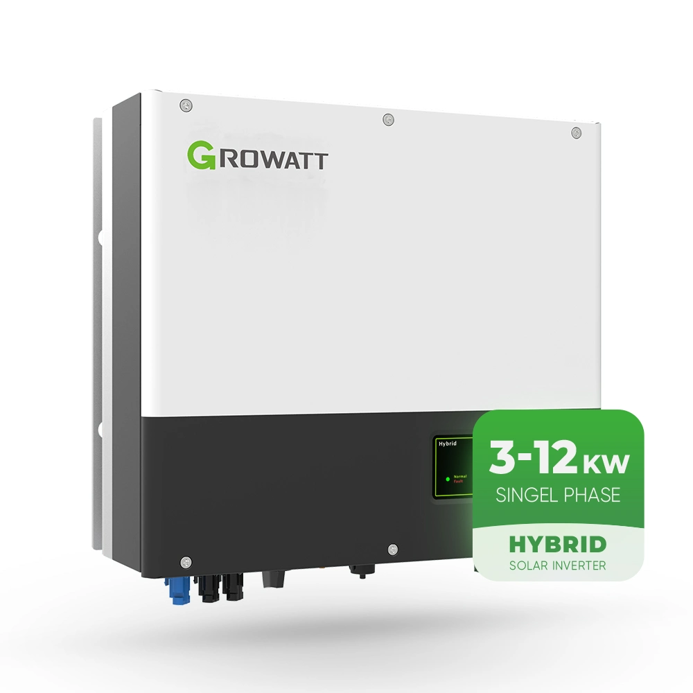 Growatt MPPT Solar Hybrid Inverter 10KW 12kw Inversor trifásico Para el sistema de energía solar del hogar