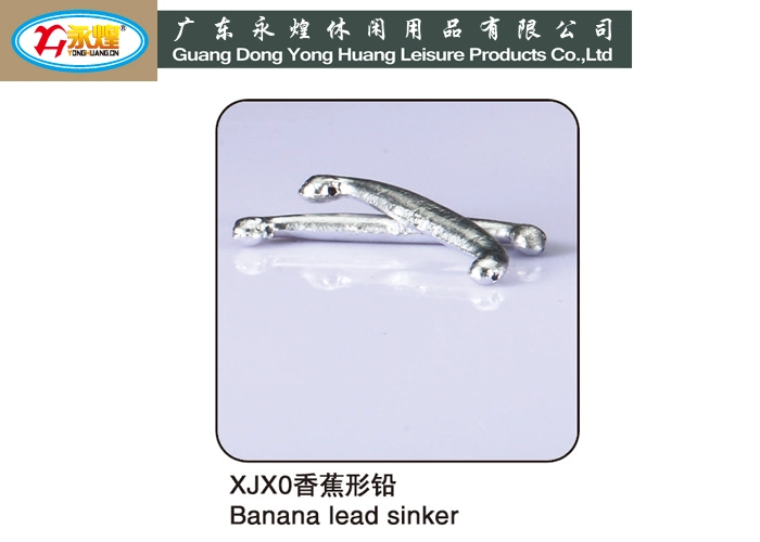 Banana Type Lead Sinker for Cast Fishing Net