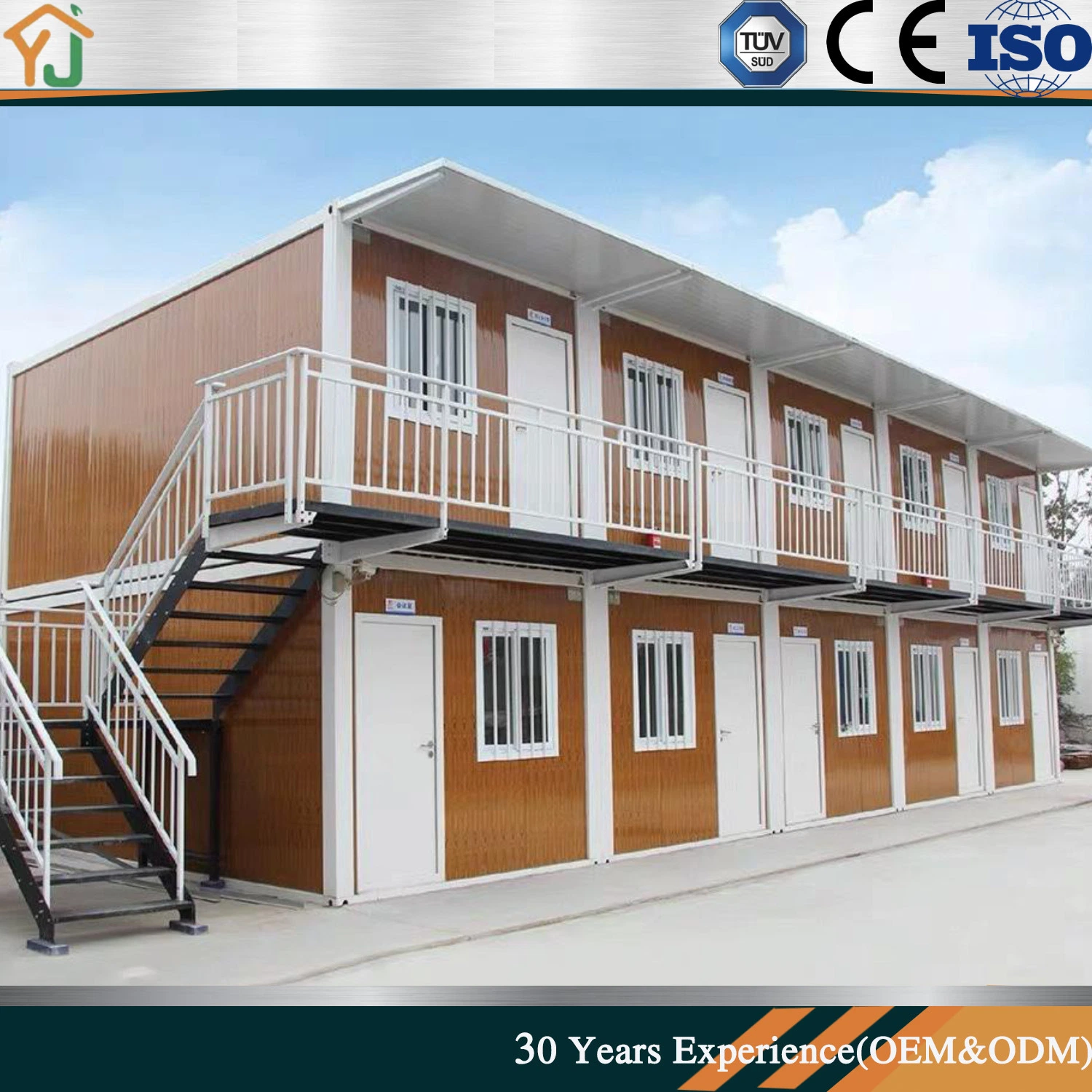 Reefer Construction Nice Precriated Container House Shop Mobile Coffee Bar bares, Modular Coffee Shop 2 quartos Preab House