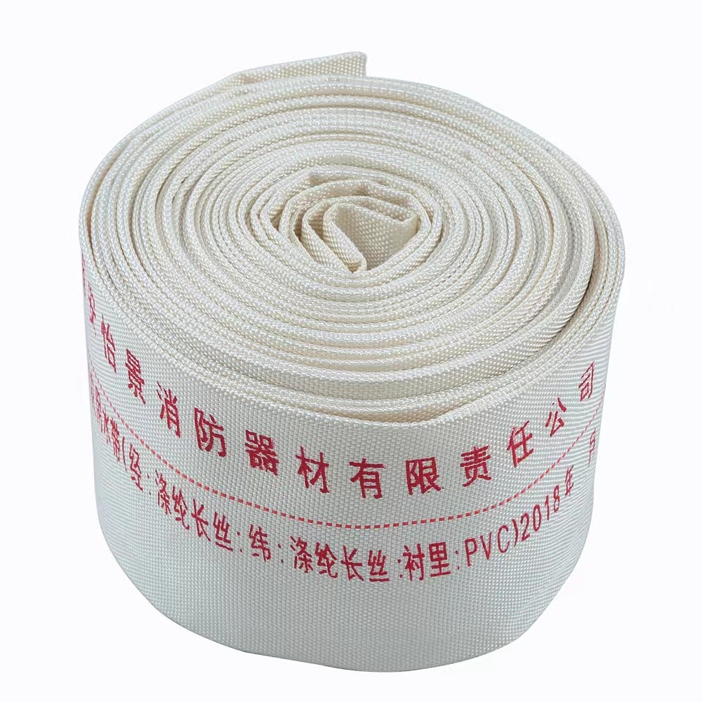 Fabricants chinois PVC doublé lutte contre le feu coton tuyau en toile Tuyau flexible anti-incendie haute pression