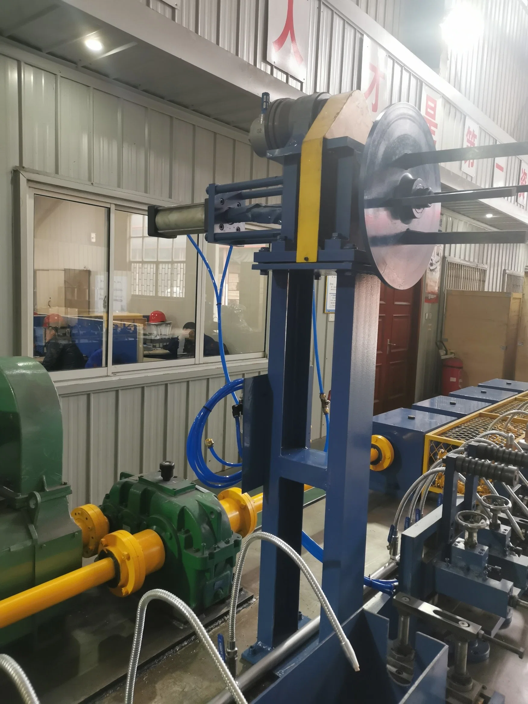 aço carbono ERW Tube Mill com tira de aço laminada a frio Segurança