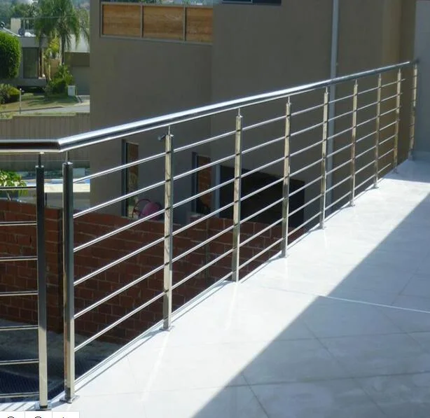 Stainless Steel Balustrade with Rod Bar Railing Wire Cable Railing