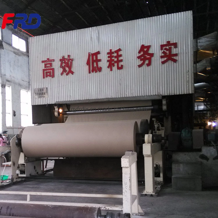 2100 mm 30t-50t/d Factory Price Corrugated Box Making Machinery Kraft Paper Making Machine Production Line Kraft Exercise Book Paper Manufacturing Office