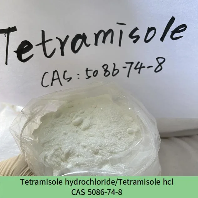 Fornecimento de fábrica de Cloridrato de Tetramisole de Alta Pureza CAS 5086-74-8 Tetramisole HCl em Estoque