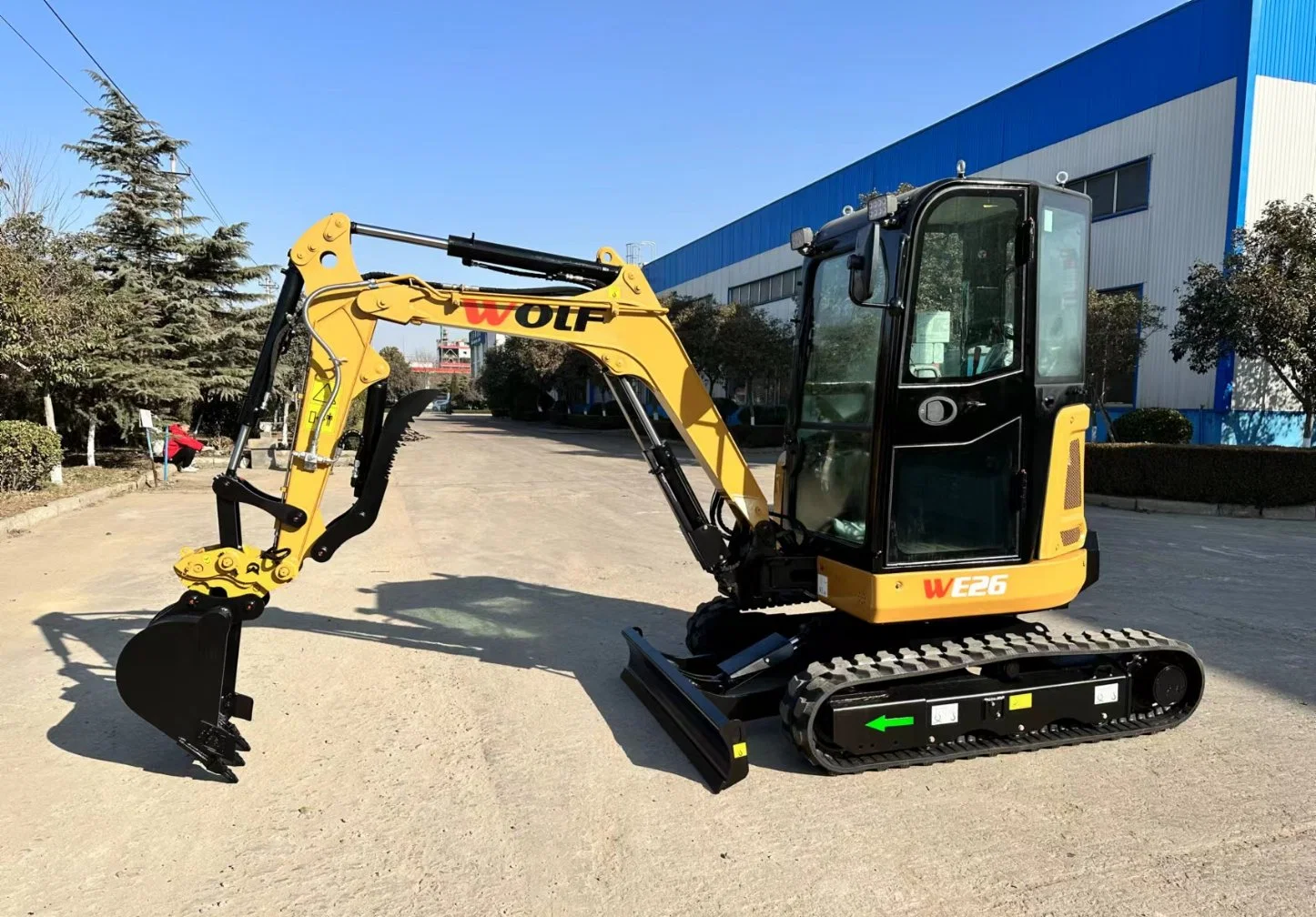 Canada Popular Mini Bagger Crawler Excavator 2.6ton Hydraulic Excavator From Wolf