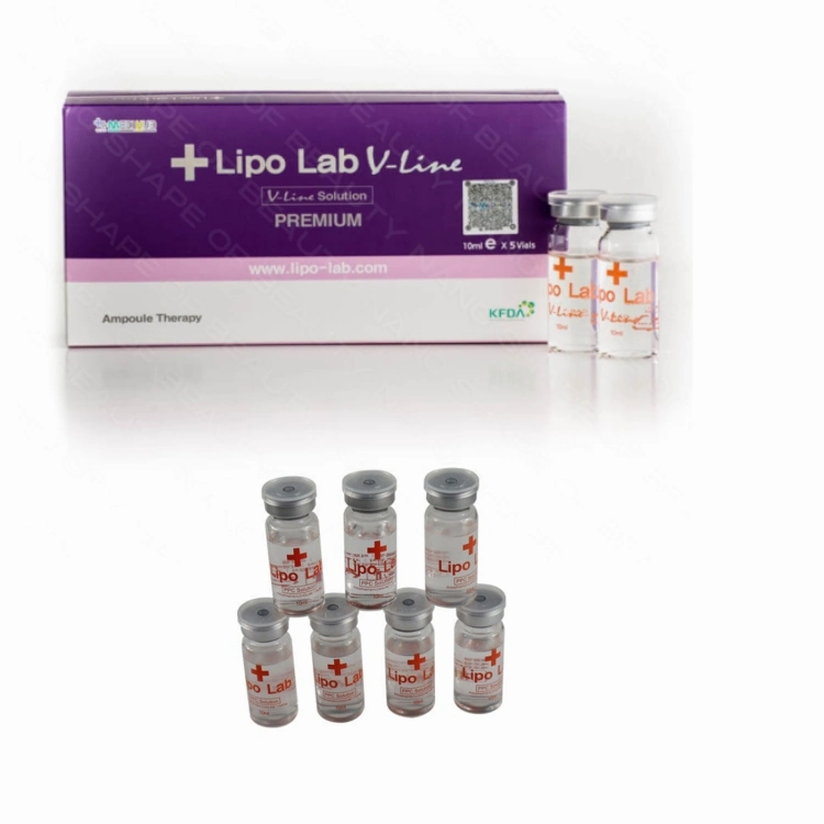 Lipolab V-Line 5X10ml يزيل الدهون في حقن حمض ديوكسي كوليك دهون الذوبان حقن ليبو